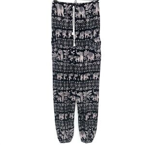 Elephant Boho Harem Hippie Pant